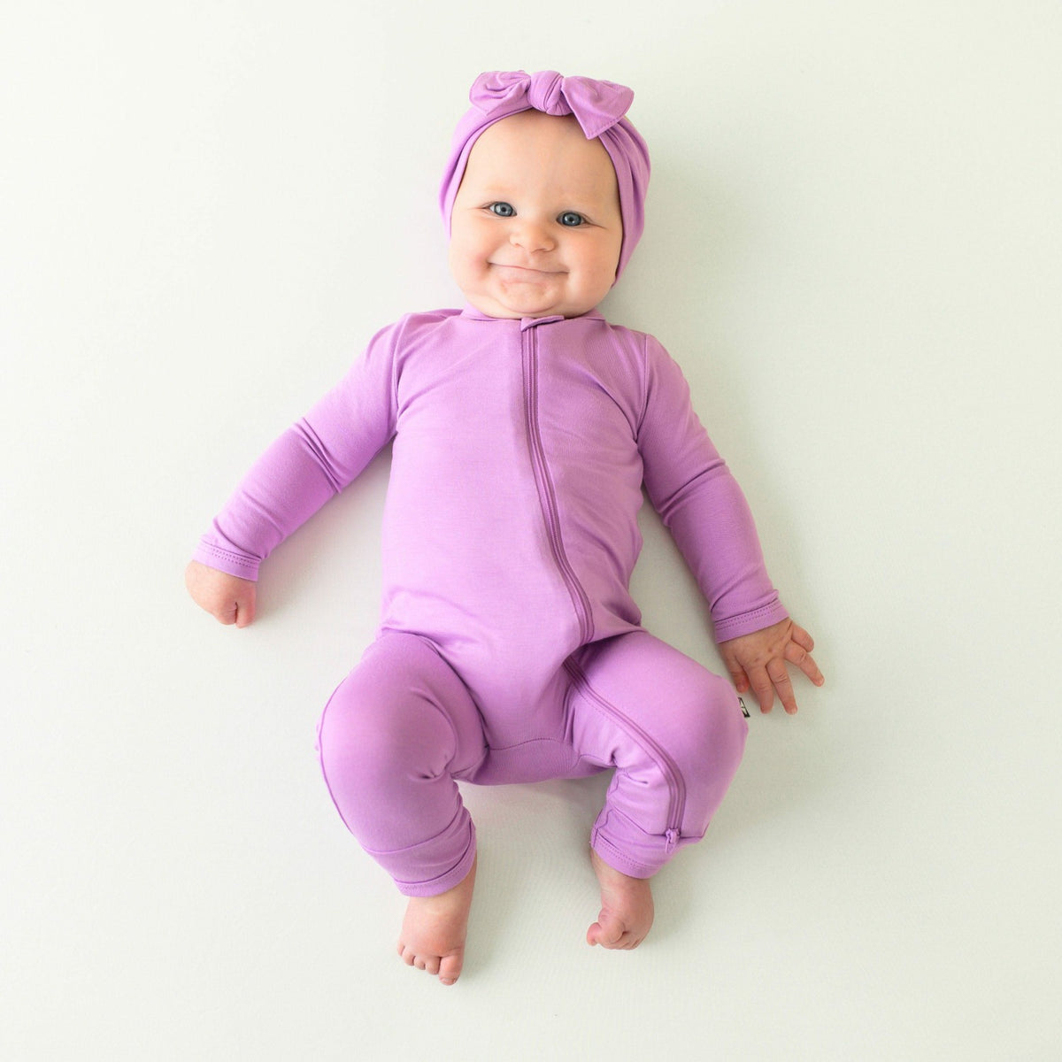 Zippered Romper in Poi | Kyte Baby
