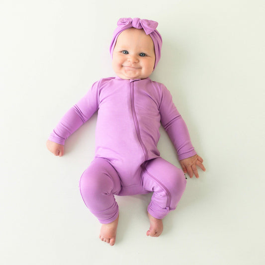 Zippered Romper in Poi | Kyte Baby
