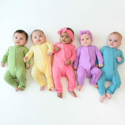 Zippered Romper in Poi | Kyte Baby