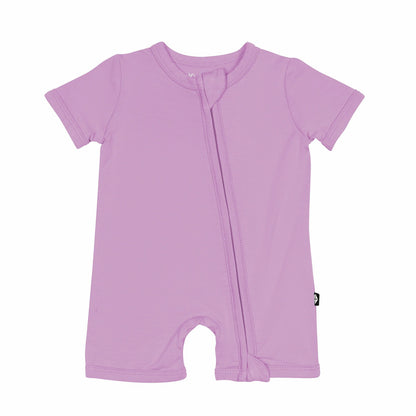 Zippered Shortall Romper in Poi | Kyte Baby