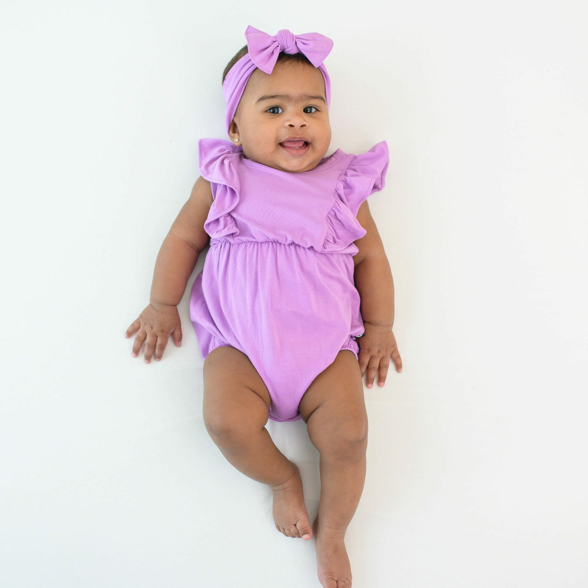 Bubble Romper in Poi | Kyte Baby