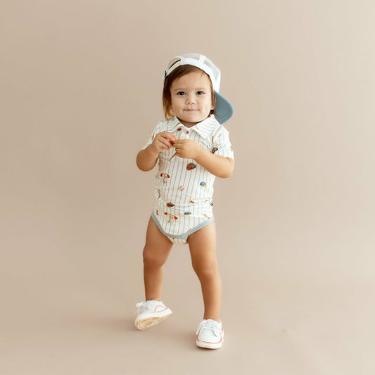 Polo Bodysuit Home Run | Kyte Baby