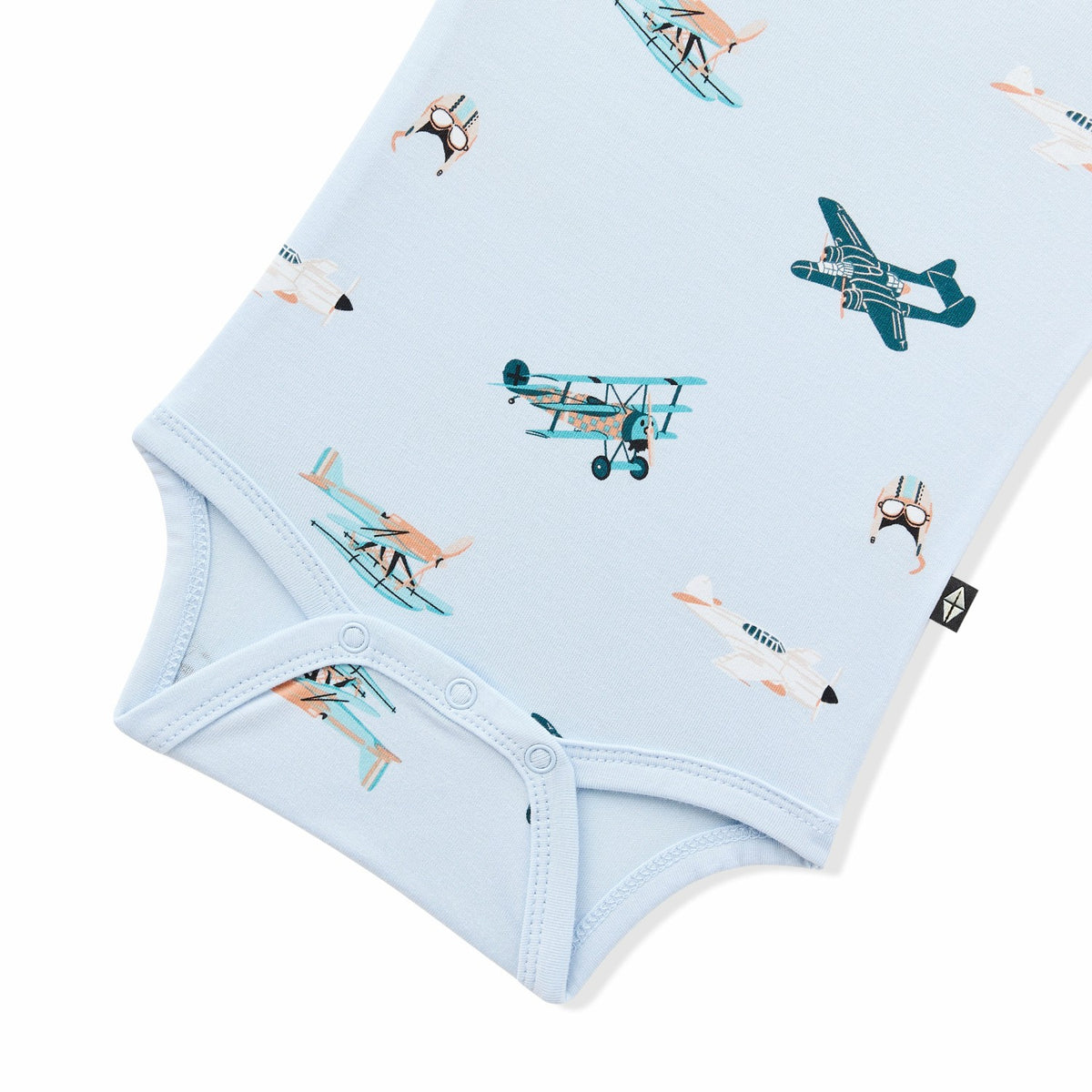 Polo Bodysuit in Take Off | Kyte Baby