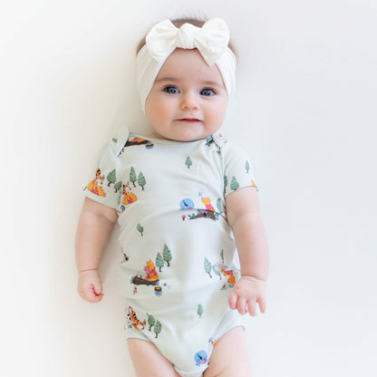 Bodysuit in Winnie the Pooh Hundred Acre Wood | Kyte Baby