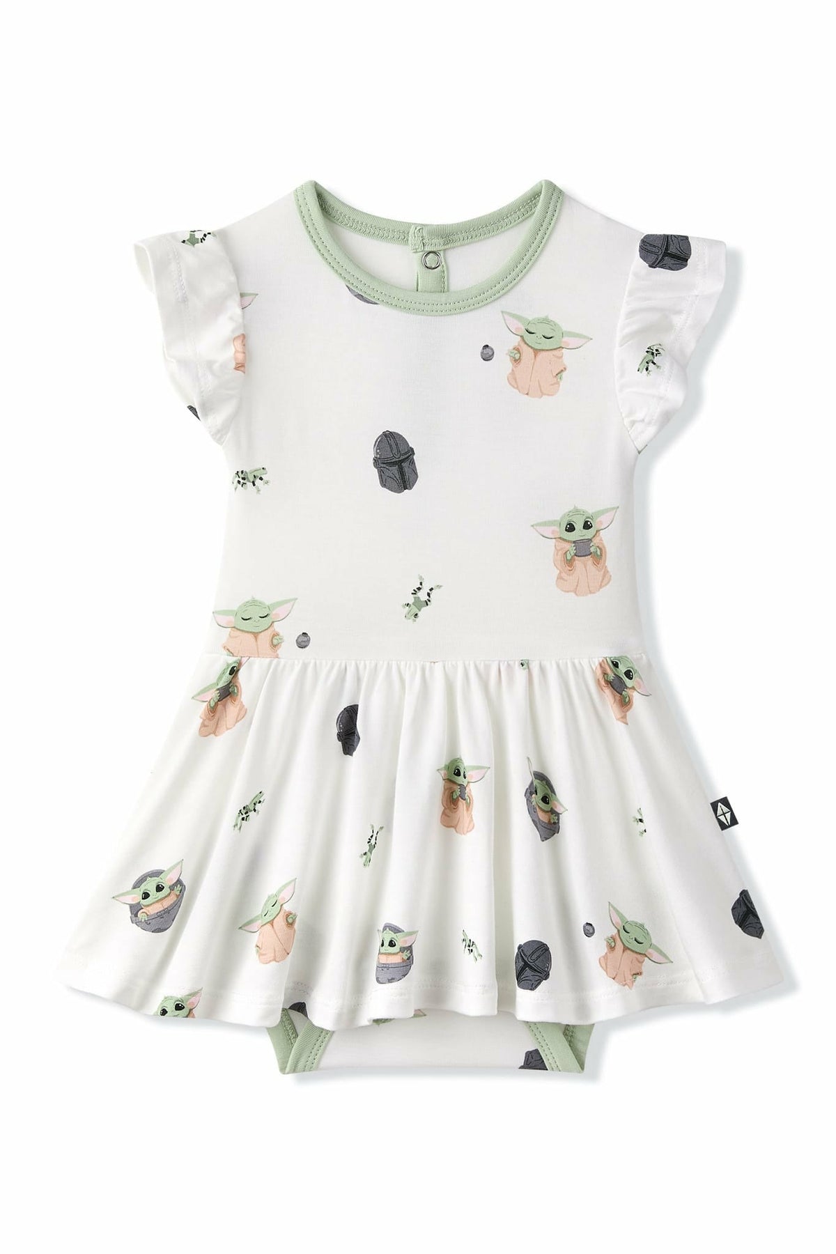 Twirl Bodysuit Dress in Grogu™ | Kyte Baby