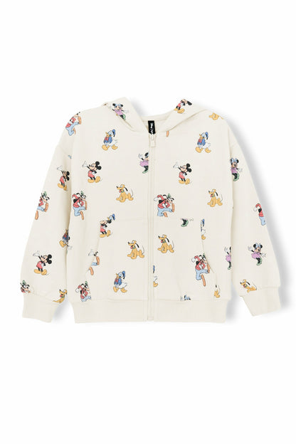 Zip-Up Hoodie in Mickey Mouse and Friends | Kyte Baby