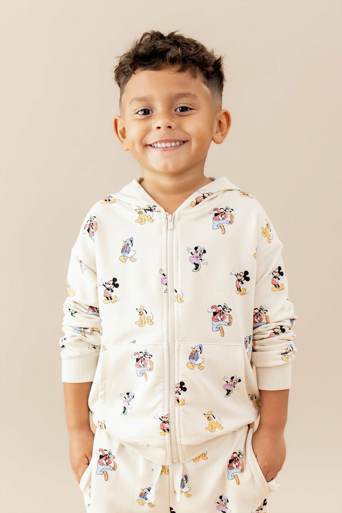 Zip-Up Hoodie in Mickey Mouse and Friends | Kyte Baby