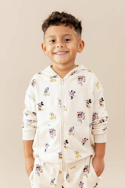 Zip-Up Hoodie in Mickey Mouse and Friends | Kyte Baby