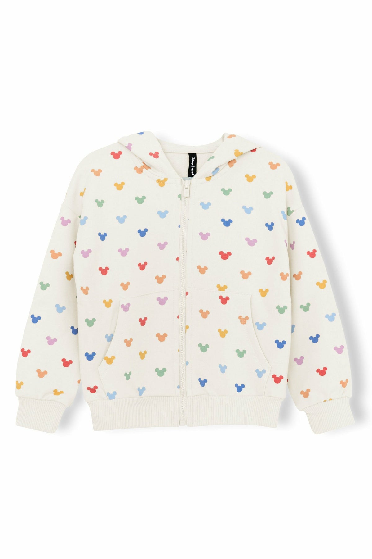 Zip-Up Hoodie in Pastel Mickey Mouse | Kyte Baby