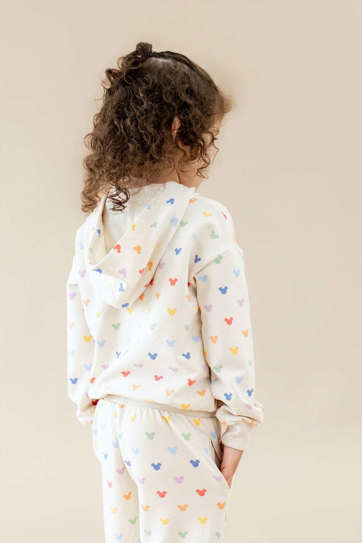 Zip-Up Hoodie in Pastel Mickey Mouse | Kyte Baby