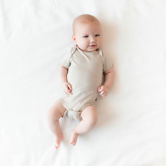 Bamboo Bodysuit in Oat | Kyte Baby