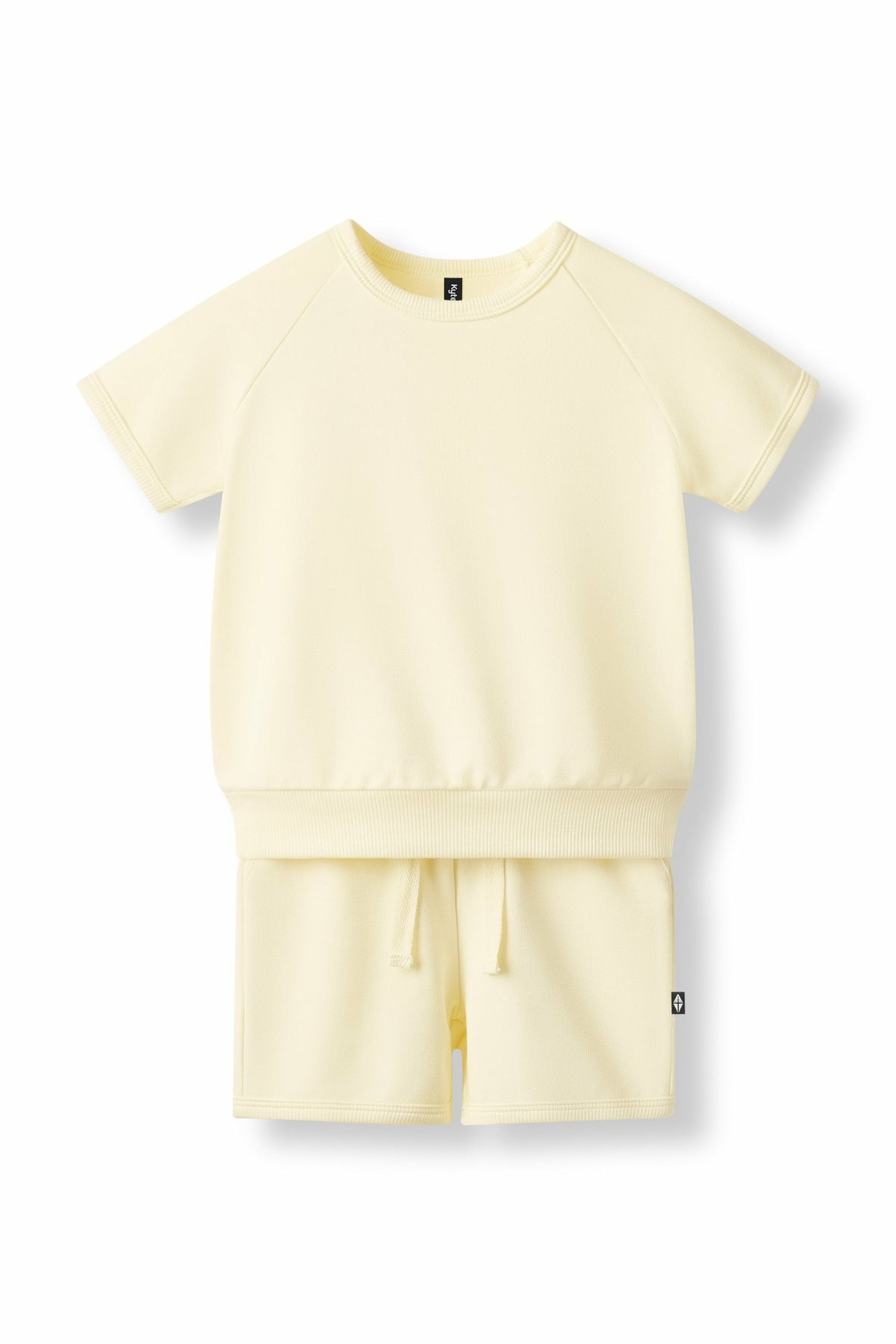 Short Sleeve Jogger Set in Chamomile | Kyte Baby