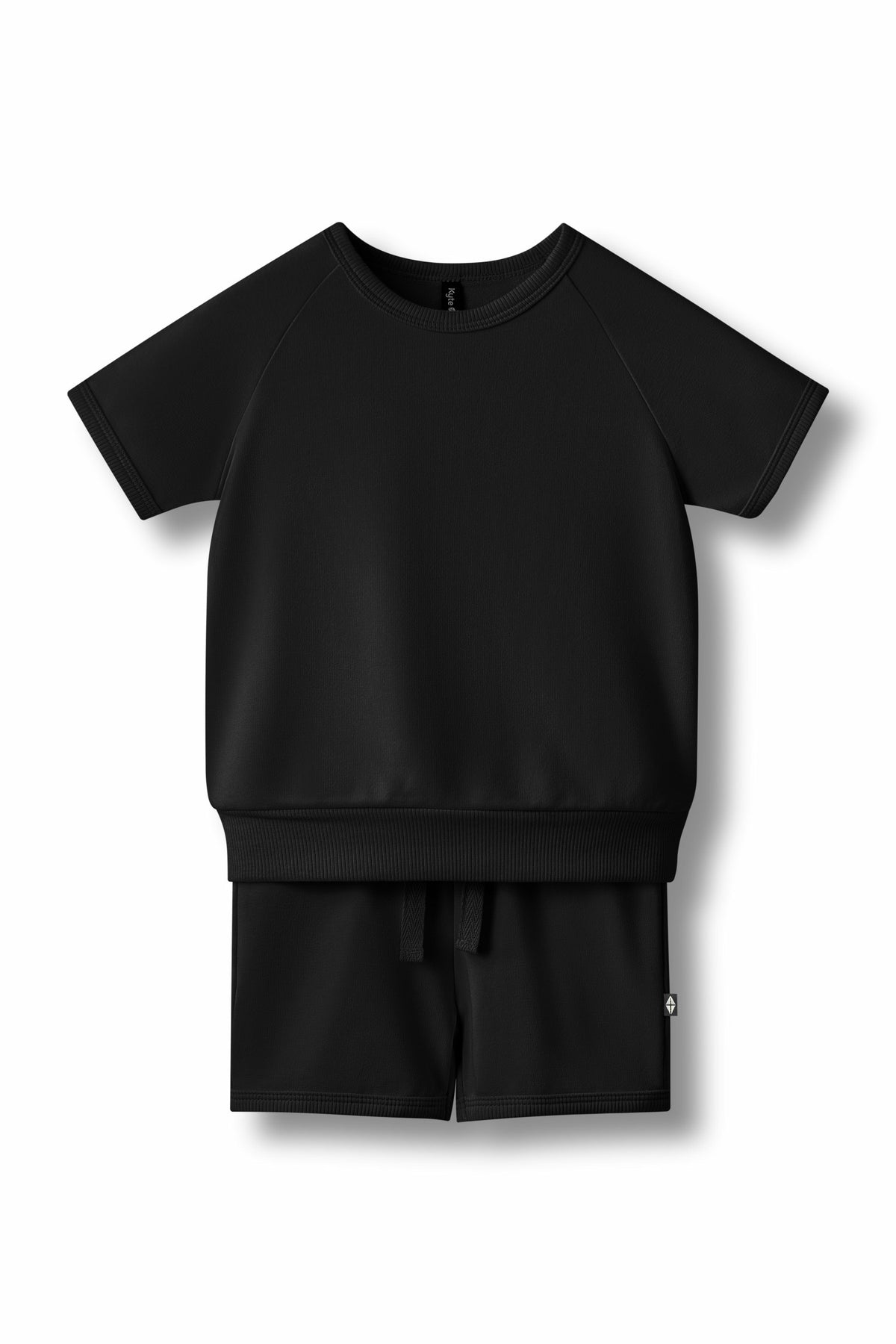 Short Sleeve Jogger Set in Midnight | Kyte Baby