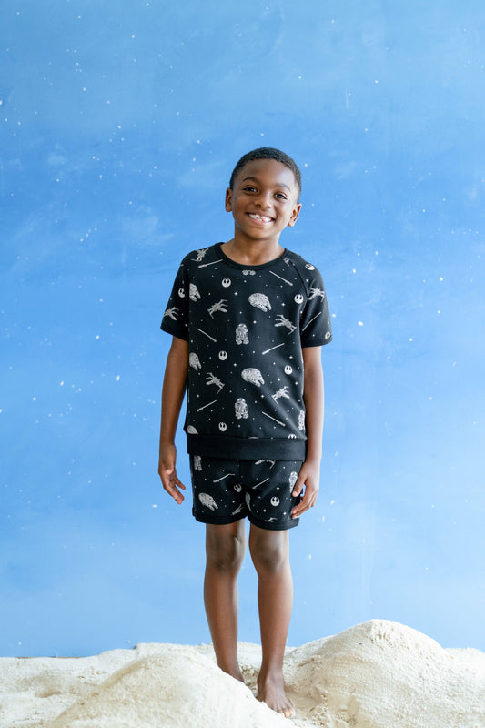Short Sleeve Jogger Set in STAR WARS™ | Kyte Baby