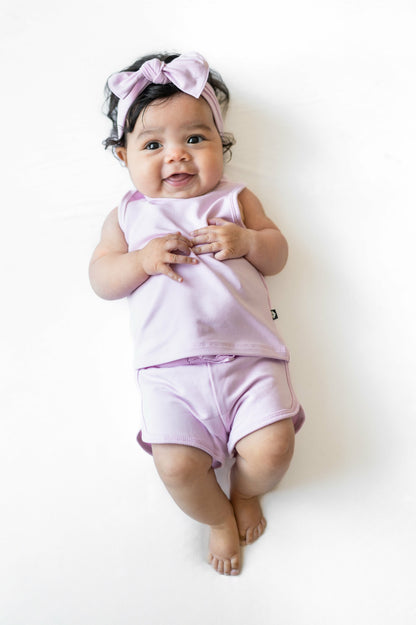 Tank Jogger Set in Thistle | Kyte Baby