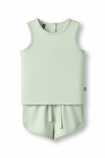 Tank Jogger Set in Basil | Kyte Baby