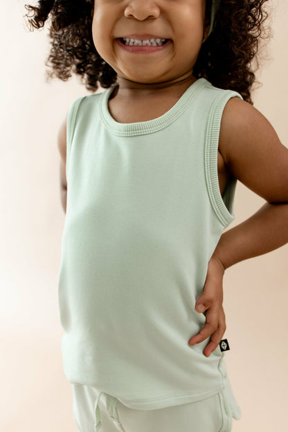 Tank Jogger Set in Basil | Kyte Baby