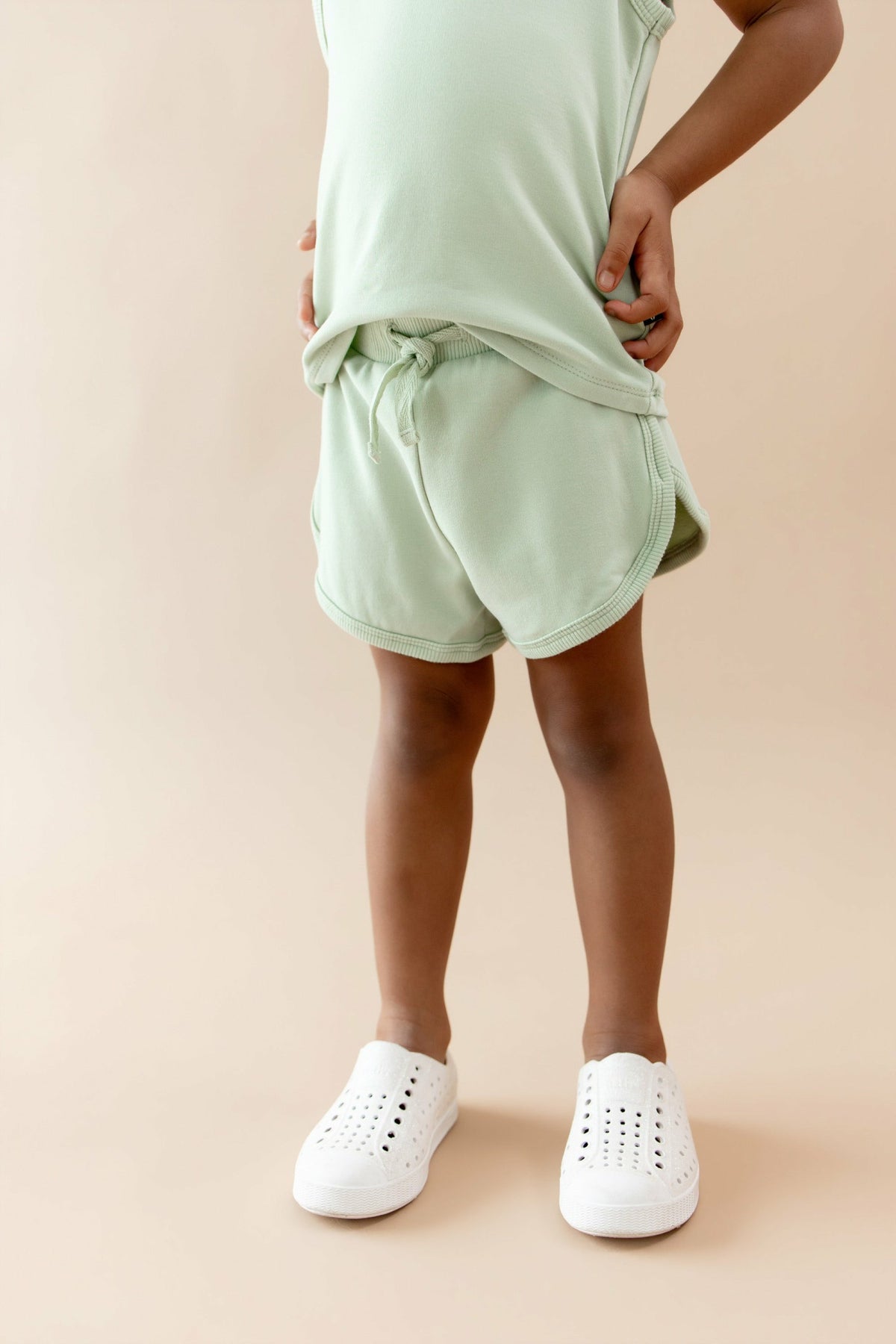 Tank Jogger Set in Basil | Kyte Baby