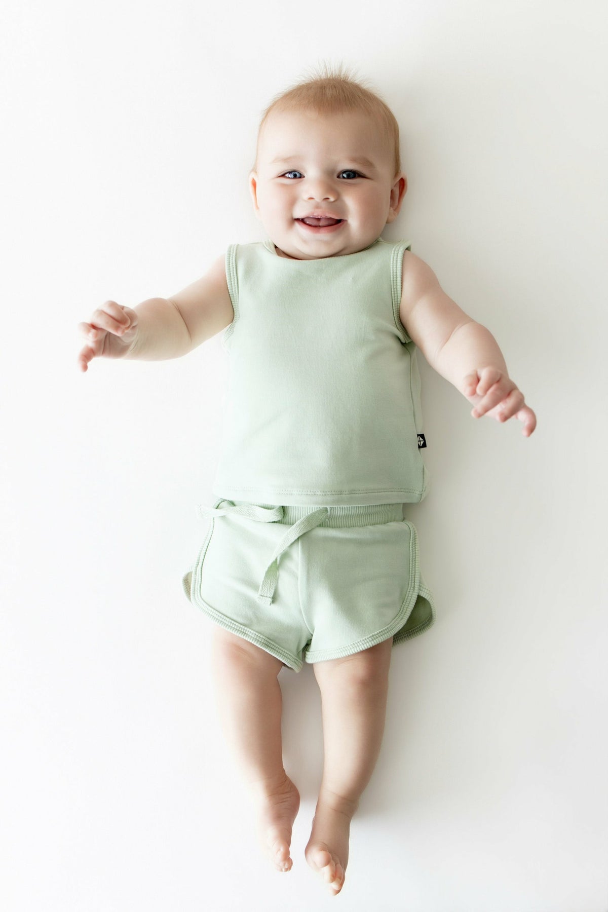 Tank Jogger Set in Basil | Kyte Baby