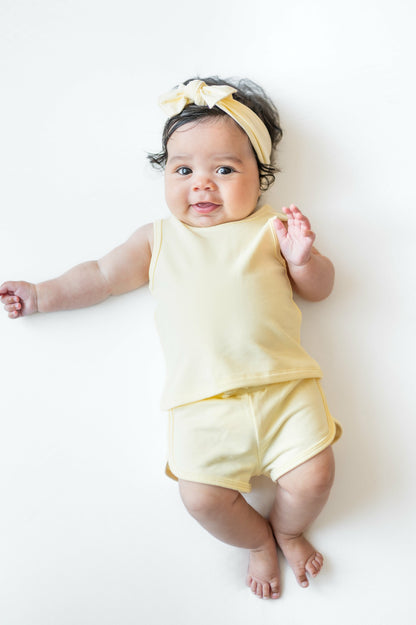 Tank Jogger Set in Chamomile | Kyte Baby