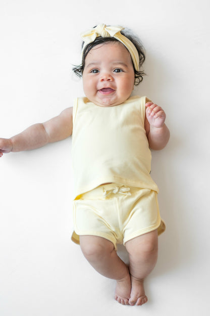 Tank Jogger Set in Chamomile | Kyte Baby