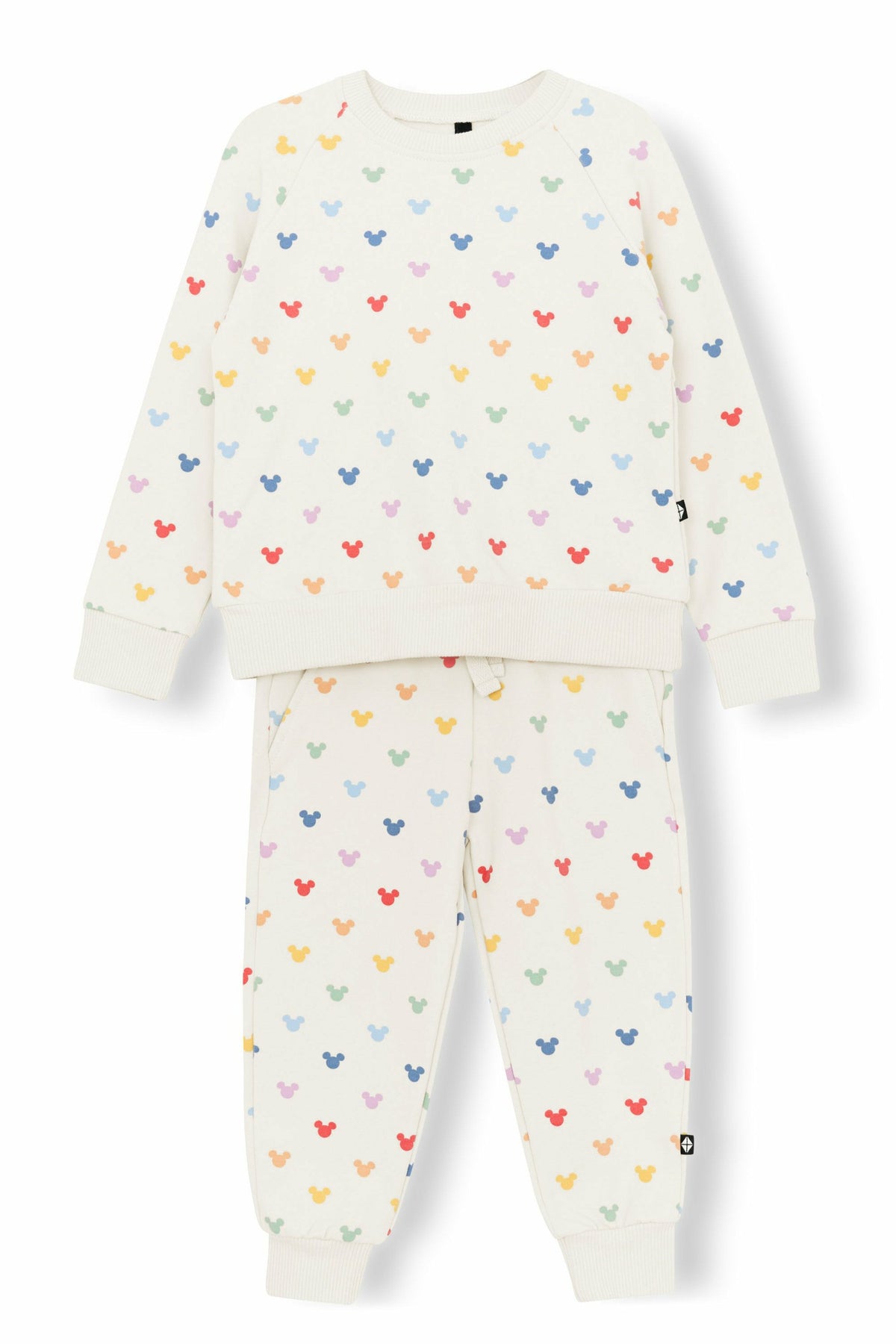 Long Sleeve Jogger Set in Pastel Mickey Mouse | Kyte Baby