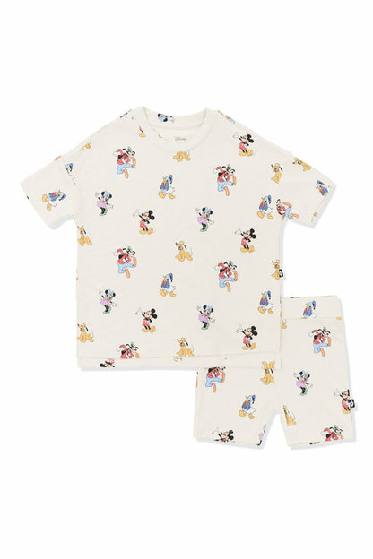 Toddler Biker Short Set in Mickey Mouse and Friends | Kyte Baby