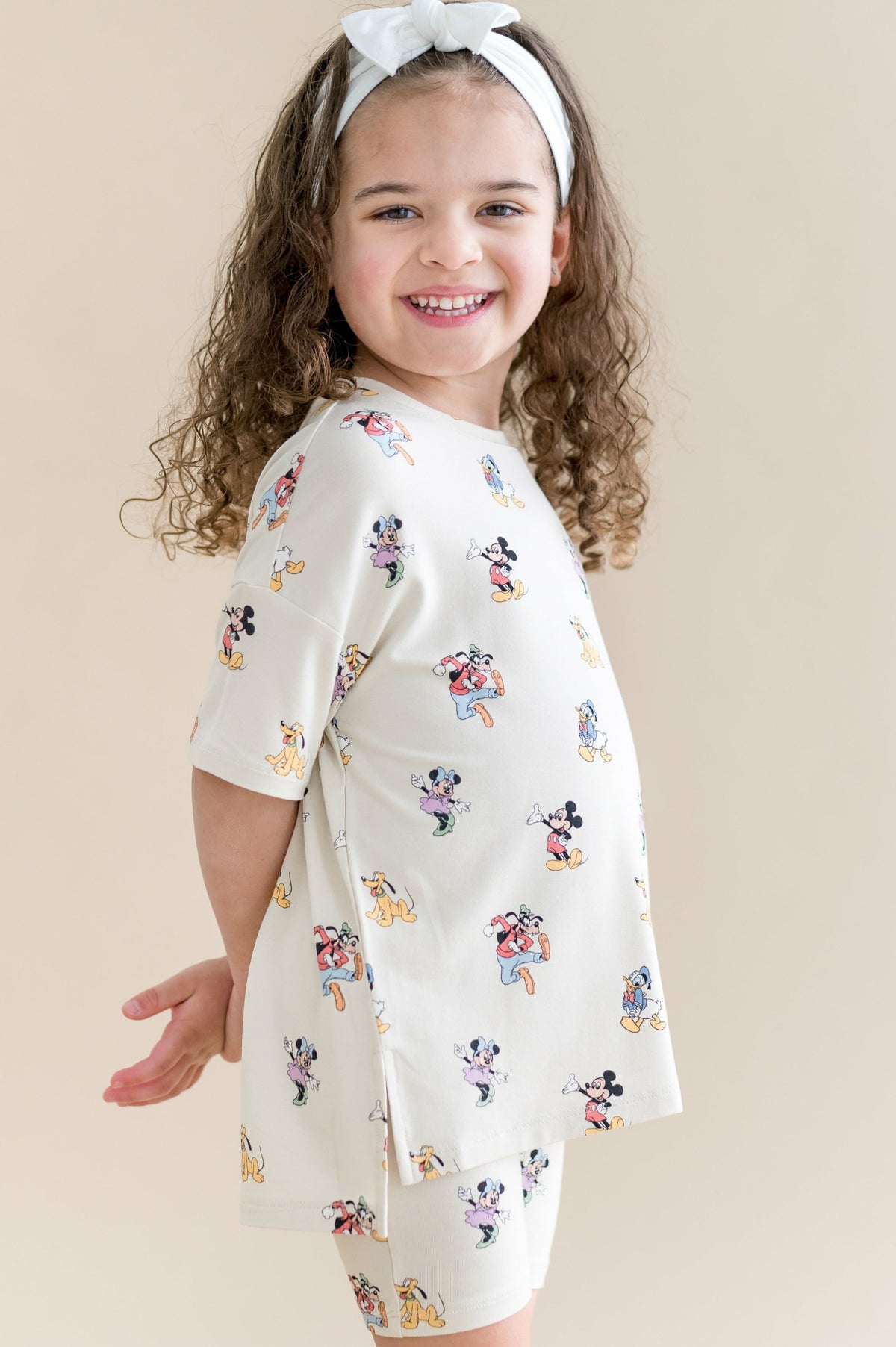 Toddler Biker Short Set in Mickey Mouse and Friends | Kyte Baby