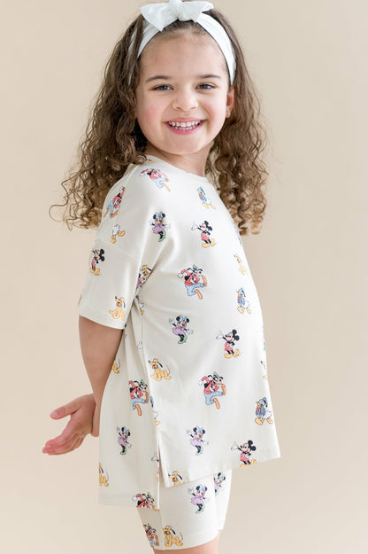 Toddler Biker Short Set in Mickey Mouse and Friends | Kyte Baby