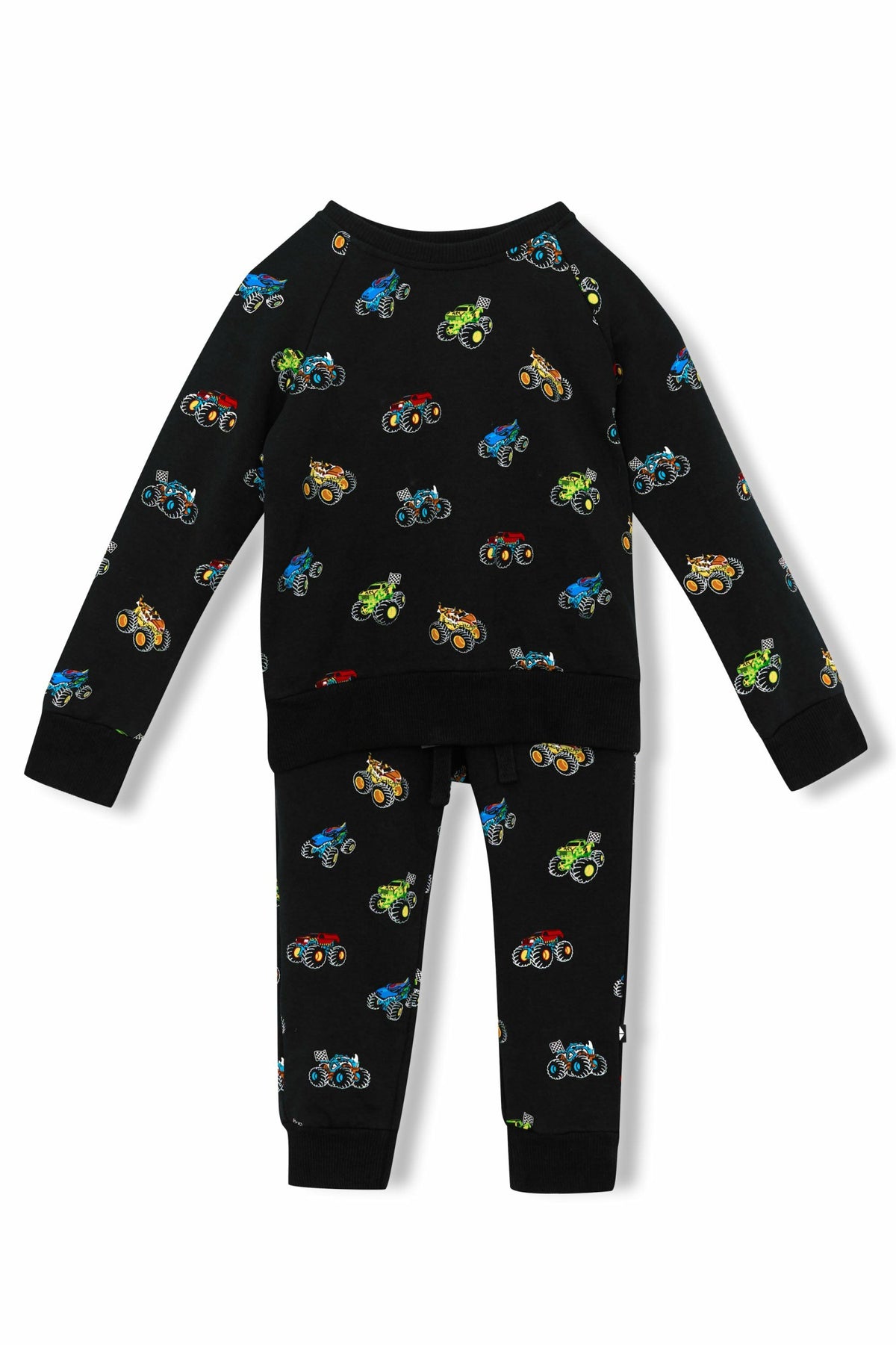 Long Sleeve Jogger Set in Monster Truck | Kyte Baby