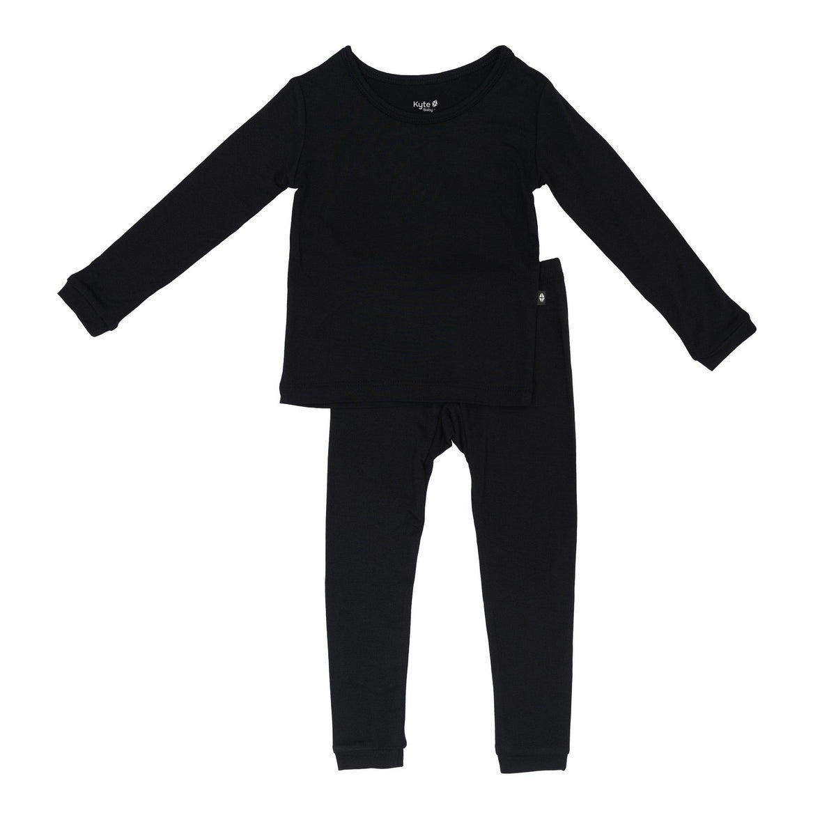 Long Sleeve Pajamas in Midnight | Kyte Baby