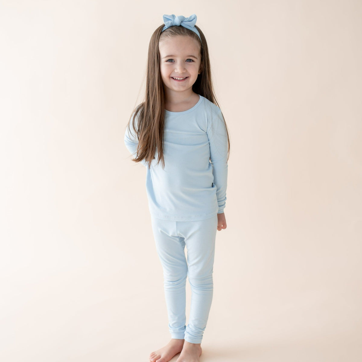 Long Sleeve Pajamas in Breeze | Kyte Baby