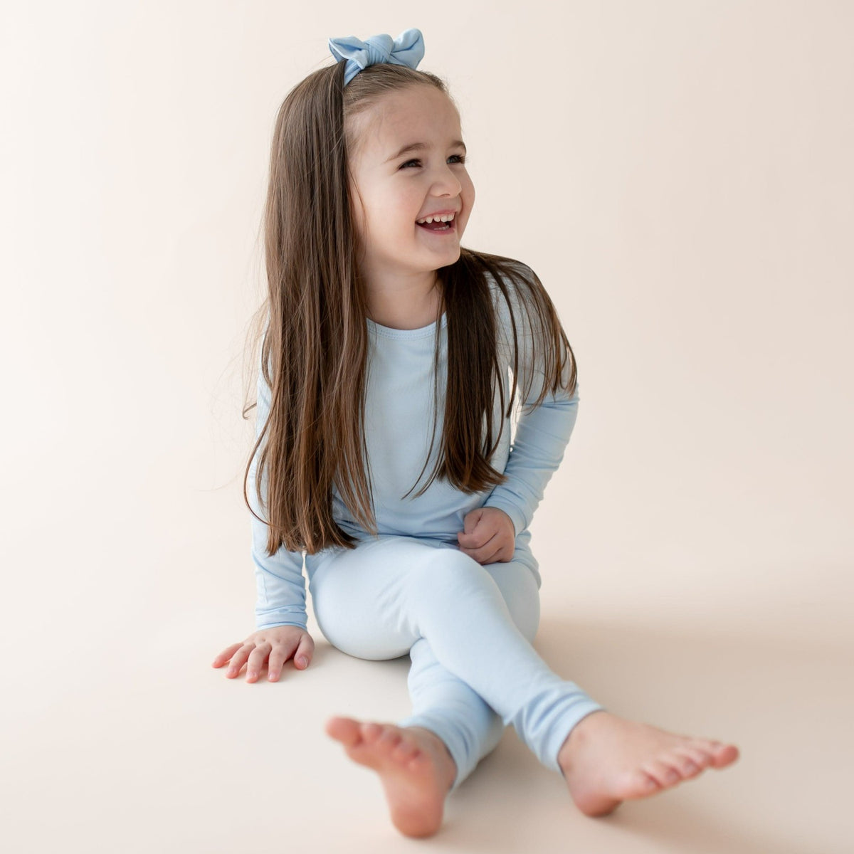 Long Sleeve Pajamas in Breeze | Kyte Baby