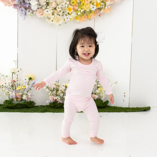 Long Sleeve Pajamas in Sakura | Kyte Baby