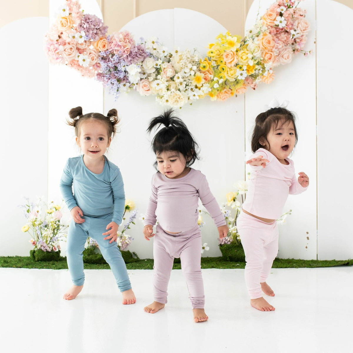 Long Sleeve Pajamas in Sakura | Kyte Baby
