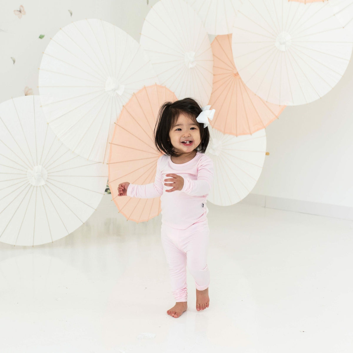 Long Sleeve Pajamas in Sakura | Kyte Baby