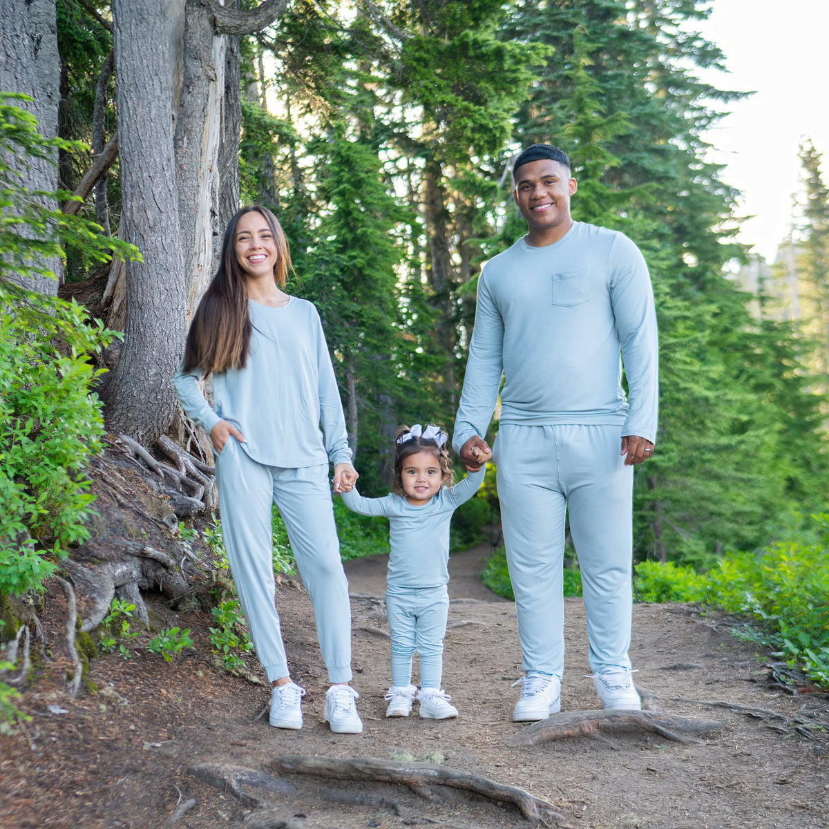 Long Sleeve Pajamas in Fog | Kyte Baby