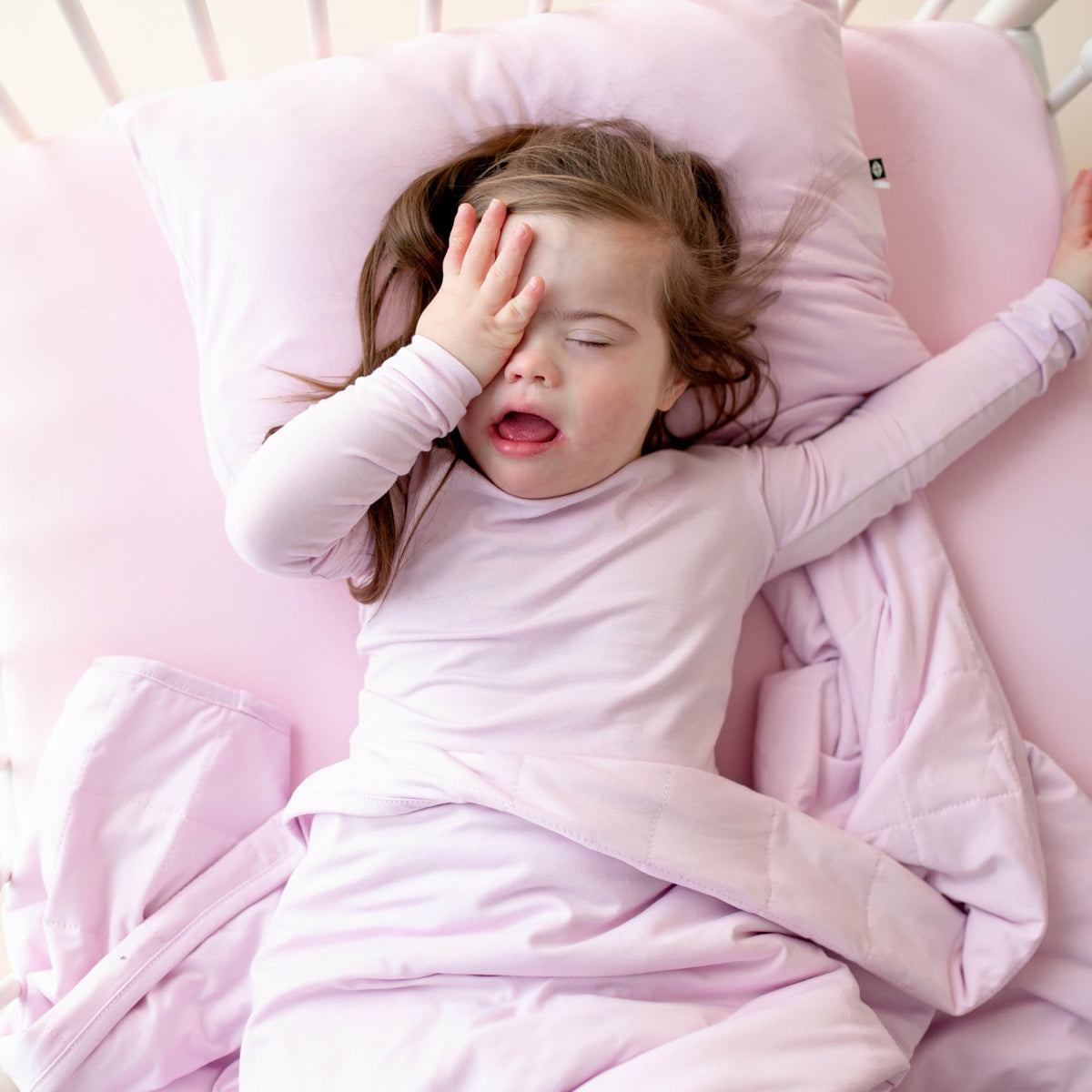 Long Sleeve Pajamas in Thistle | Kyte Baby