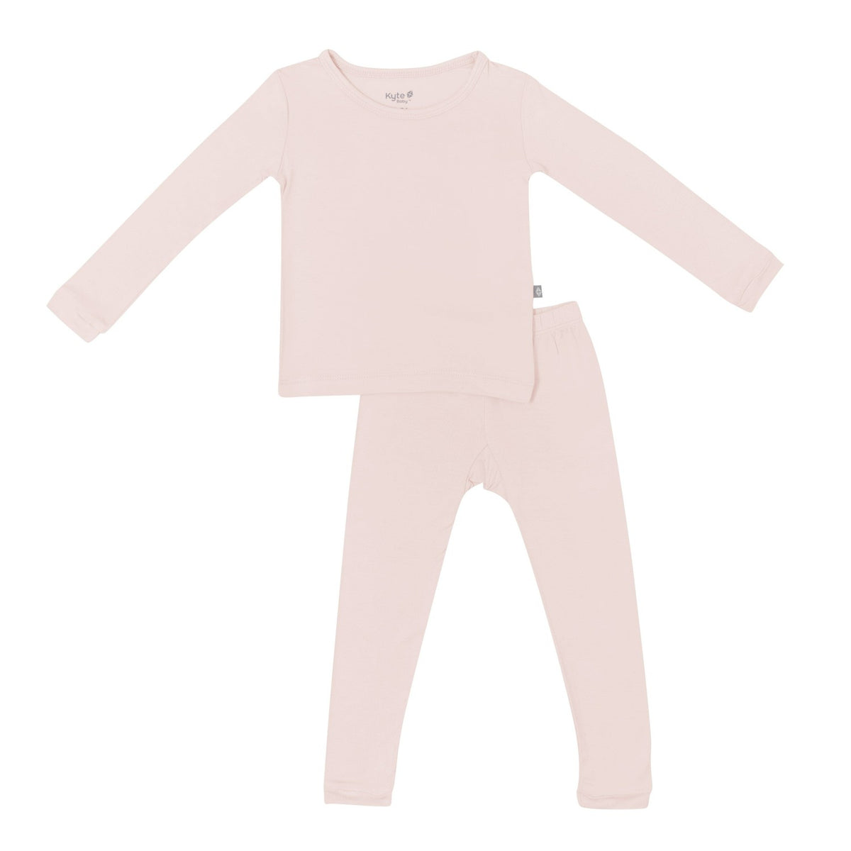 Long Sleeve Pajamas in Blush | Kyte Baby