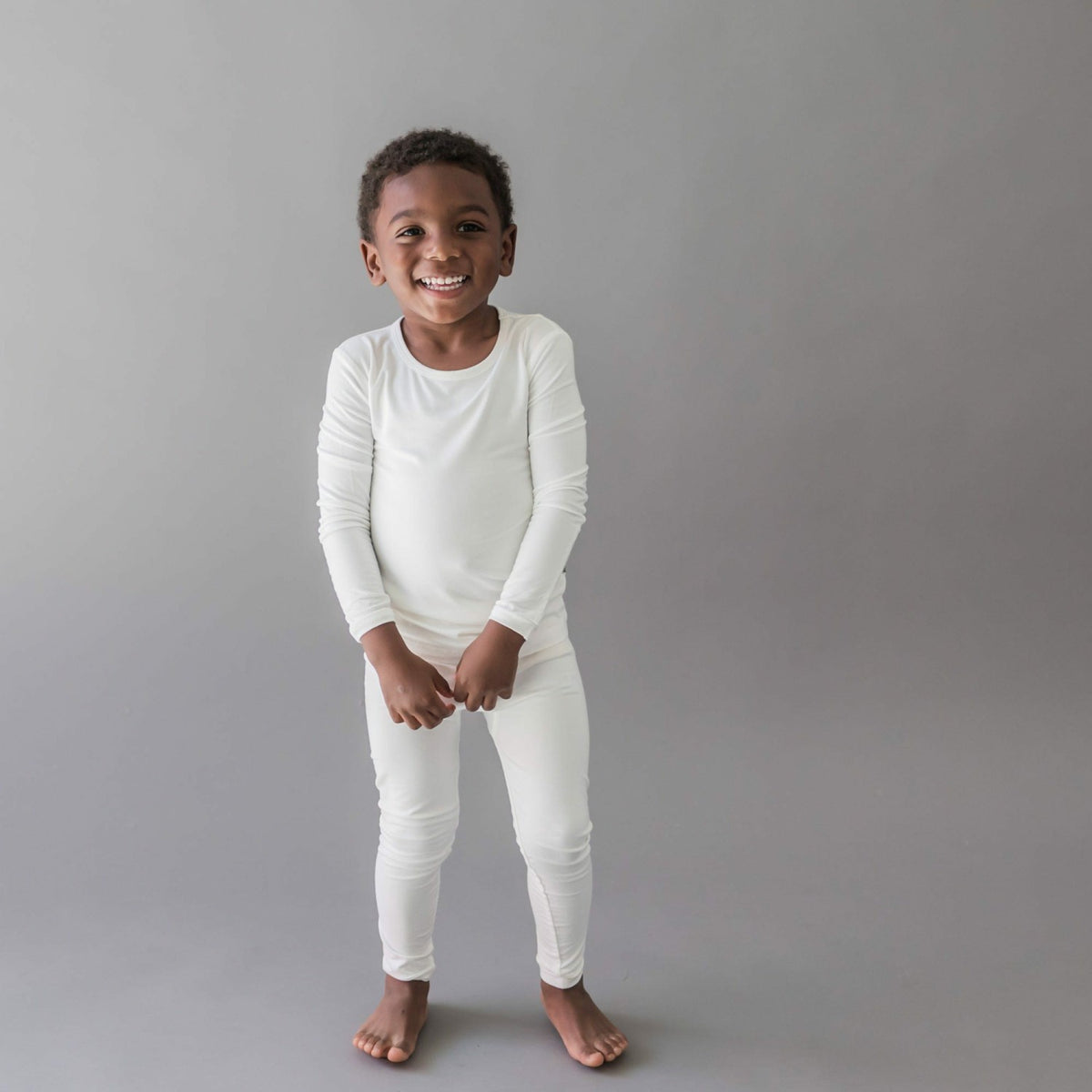 Long Sleeve Pajamas in Cloud | Kyte Baby