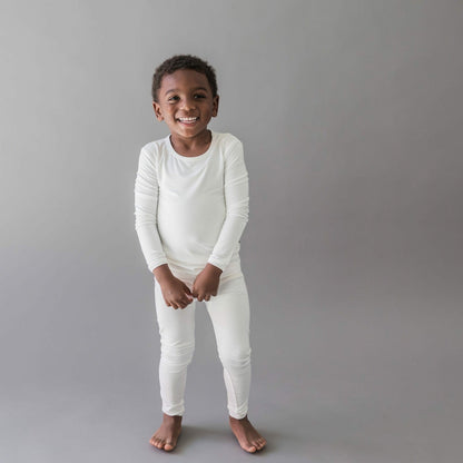 Long Sleeve Pajamas in Cloud | Kyte Baby