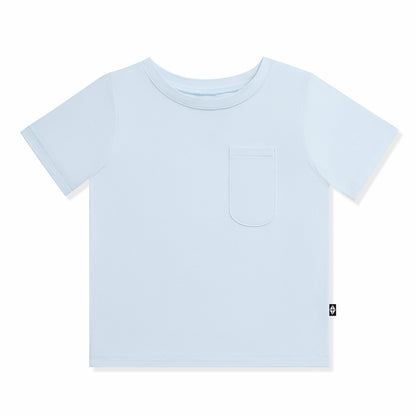 Toddler Crew Neck Tee in Breeze | Kyte Baby