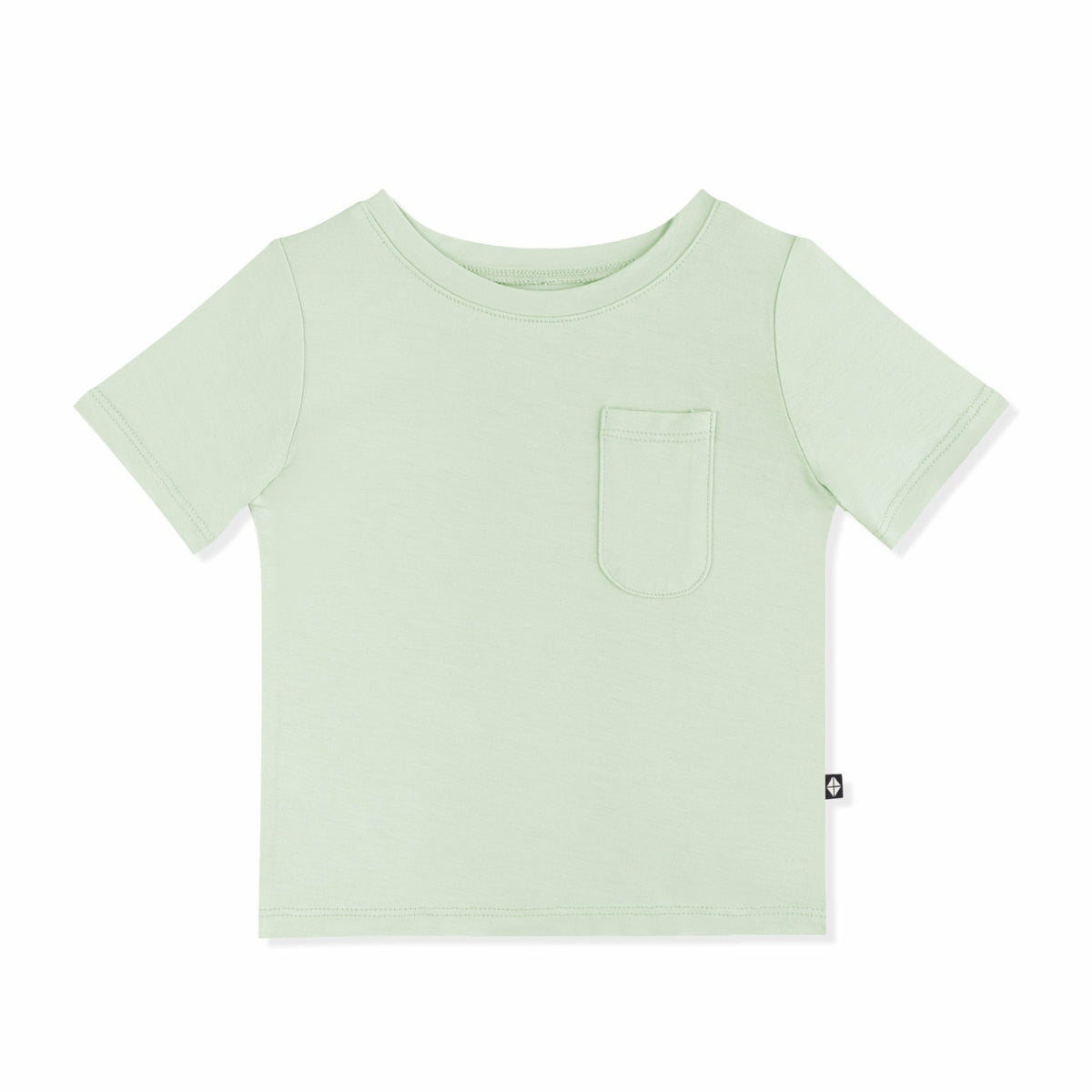 Toddler Crew Neck Tee in Basil | Kyte Baby