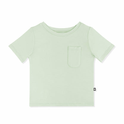 Toddler Crew Neck Tee in Basil | Kyte Baby
