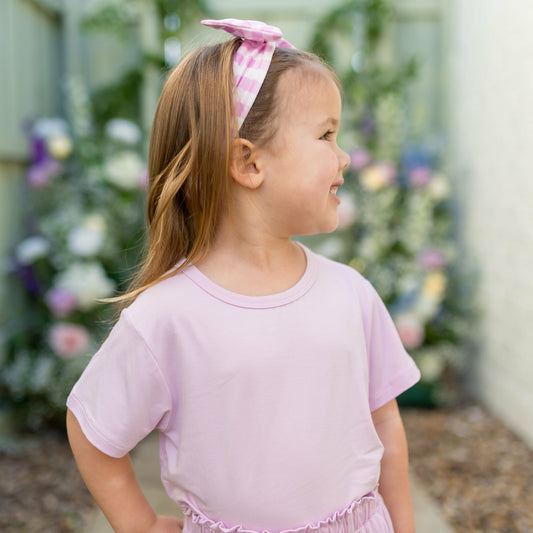 Toddler Basic Tee in Thistle | Kyte Baby