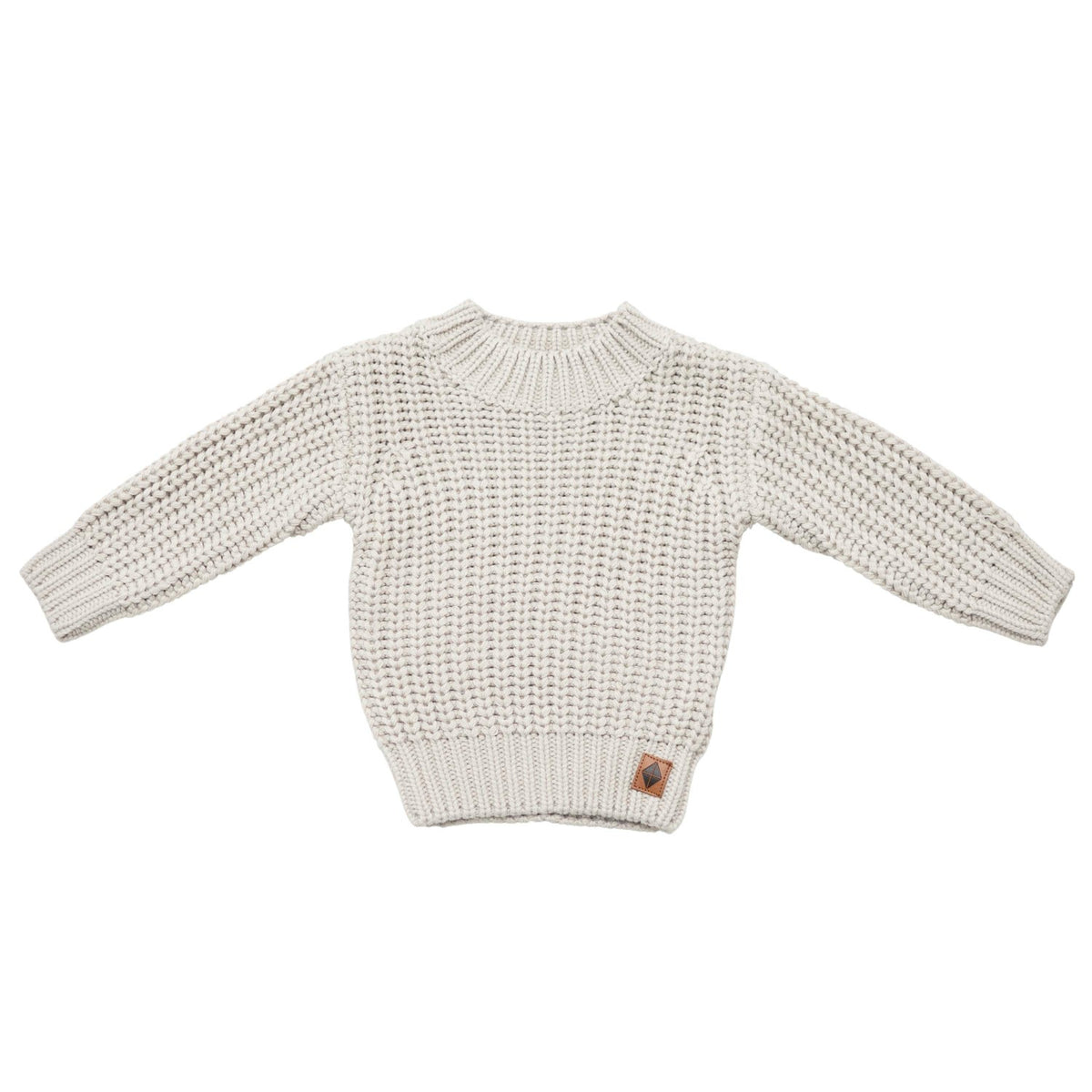 Chunky Knit Sweater in Oat | Kyte Baby