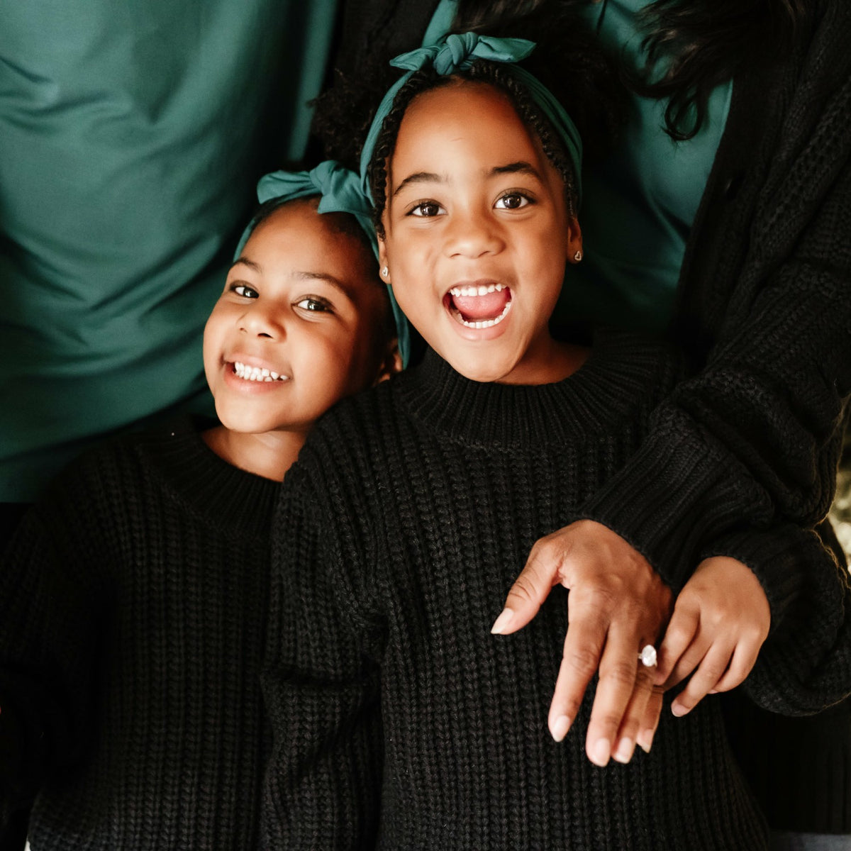 Chunky Knit Sweater in Midnight | Kyte Baby