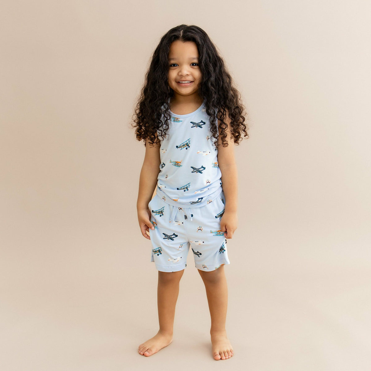 Drawstring Short in Take Off | Kyte Baby
