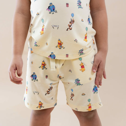 Drawstring Short in Winnie the Pooh Celebration | Kyte Baby