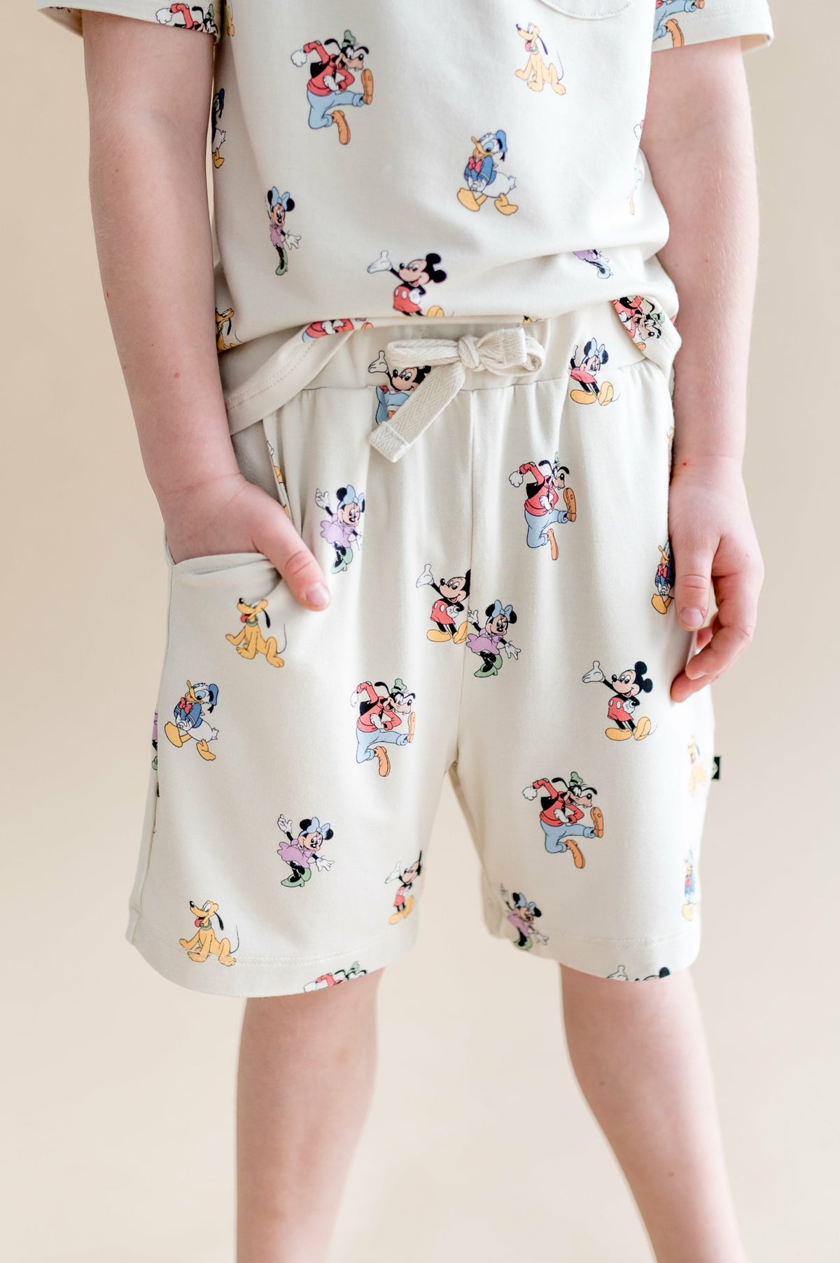 Drawstring Short in Mickey Mouse and Friends | Kyte Baby